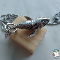 Кулон Кит. Нержавіюча сталь. Колір срібло